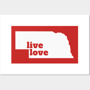 Nebraska - Live Love Nebraska Posters and Art